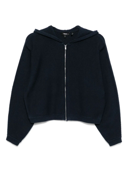  Theory Hooded Zip-up Jacket - Blue 