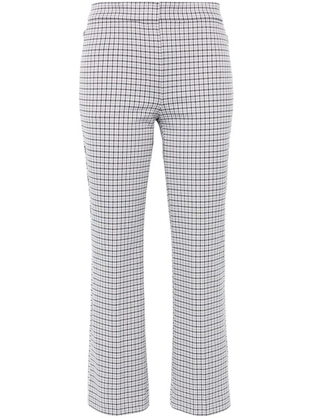  Theory Houndstooth-pattern Trousers - Grey 