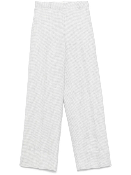  Theory Houndstooth-pattern Trousers - Grey 