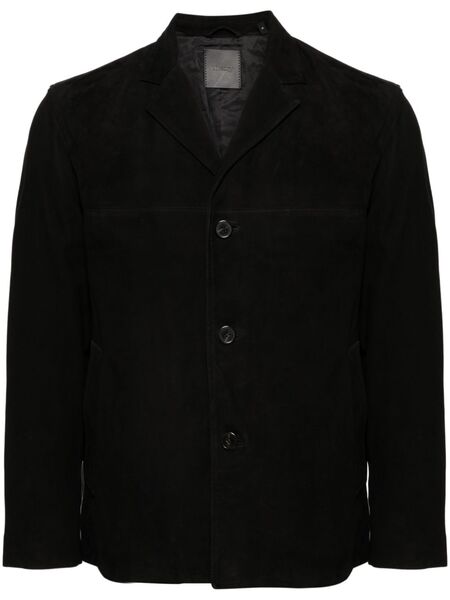  Theory Leather Jacket - Black 