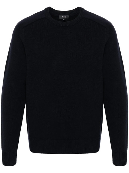  Theory Morlan Knitted Jumper - Blue 