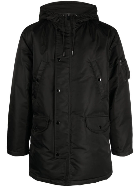  Theory Padded Hooded Jacket - Black 