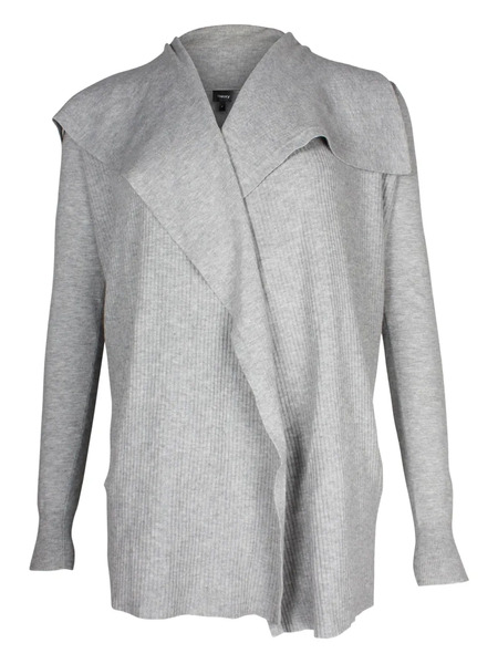  Theory Ribbed Cardigan - Grey 