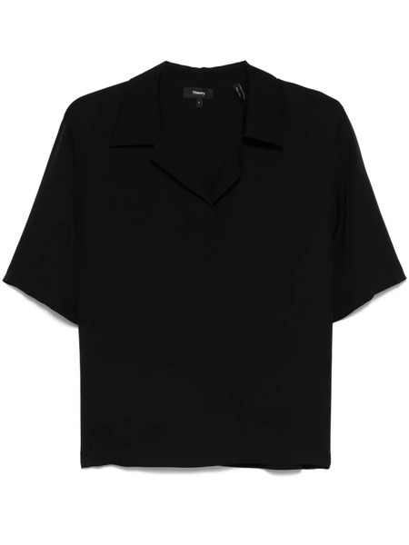  Theory Silk Blouse - Black 