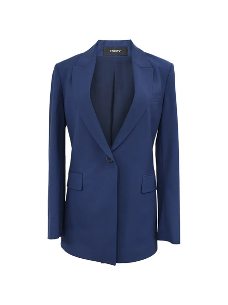  Theory Single-breasted Blazer - Blue 