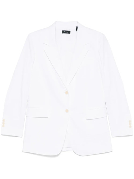 Theory Single-breasted Blazer - White 
