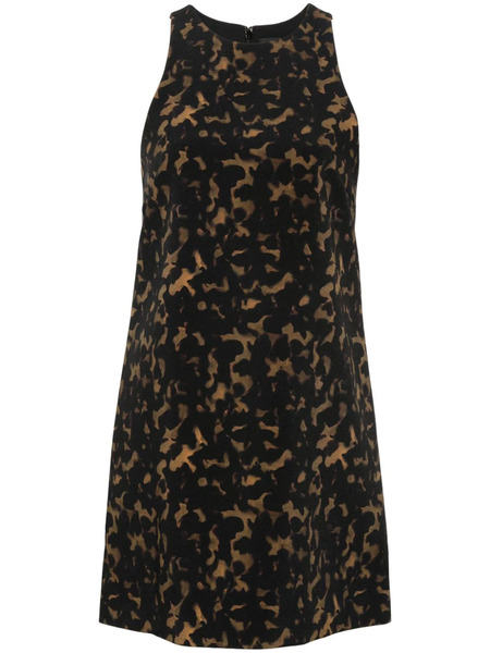  Theory Tortoiseshell Shift Dress - Brown 