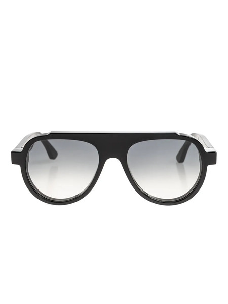  Thierry Lasry Clandesty Round-frame Sunglasses - Black 