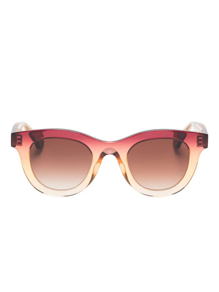 Thierry Lasry Consistency Round-frame Sunglasses - Orange 