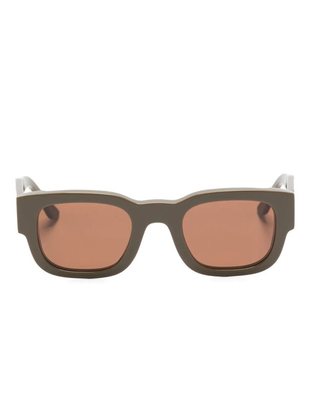  Thierry Lasry Foxxxy Rectangle-frame Sunglasses - Green 