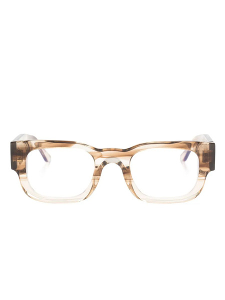 Thierry Lasry Loyalty Square-frame Glasses - Neutrals 