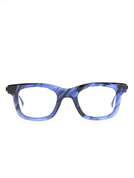  Thierry Lasry Sketchy Square-frame Glasses - Blue 