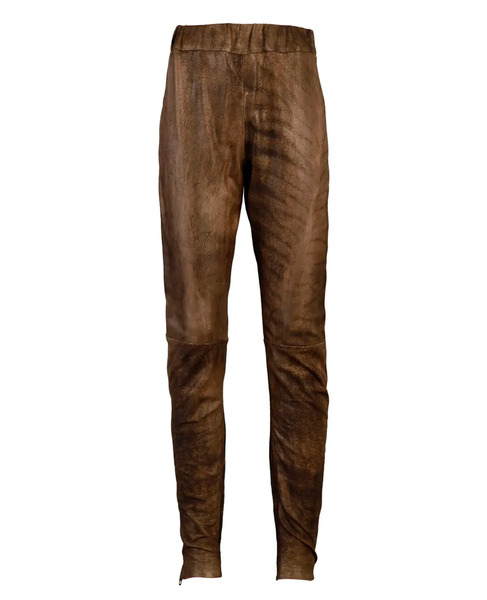  Thimister Leather Trouser - Brown 