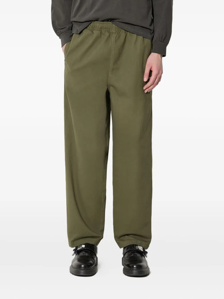  This Is Never That Elasticated Logo Trousers - Green 