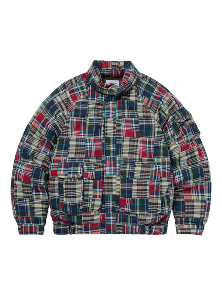 This Is Never That Patchwork-design Jacket - Blue 