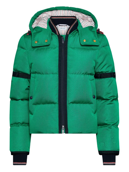 Thom Browne Armband Puffer Jacket - Green 