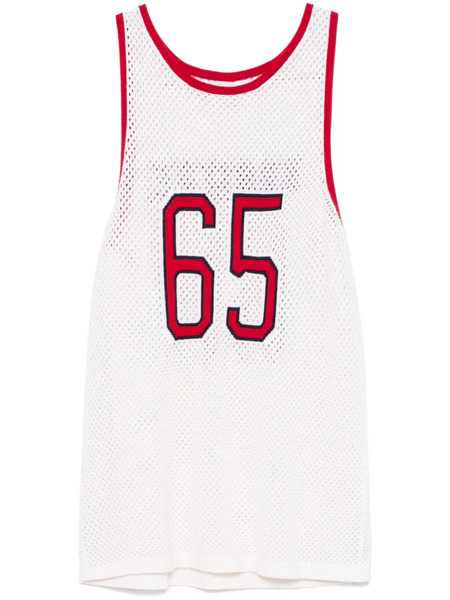  Thom Browne Athletic Tank Top - White 