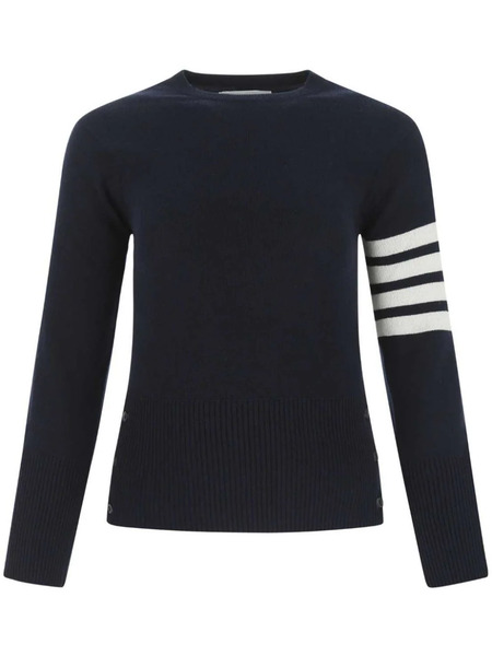  Thom Browne 4-bar Classic Sweater - Blue 