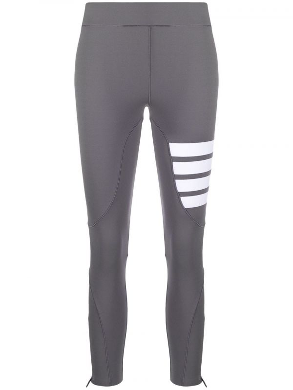  Thom Browne 4-bar Compression Leggings - Grey 