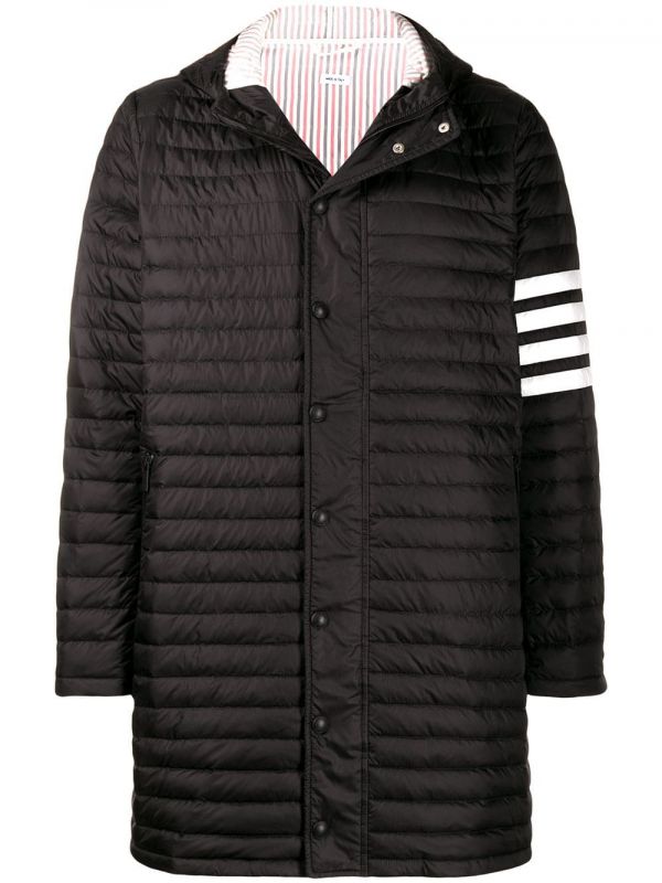  Thom Browne 4-bar Padded Coat - Black 