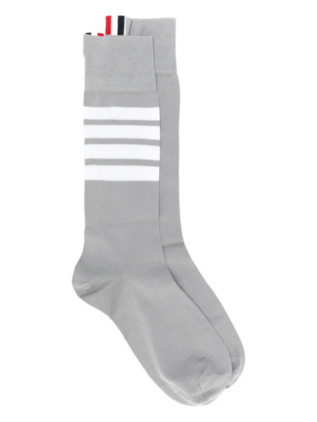  Thom Browne 4-bar Socks - Grey 