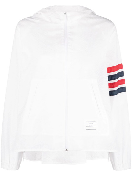  Thom Browne 4-bar Stripe Jacket - White 