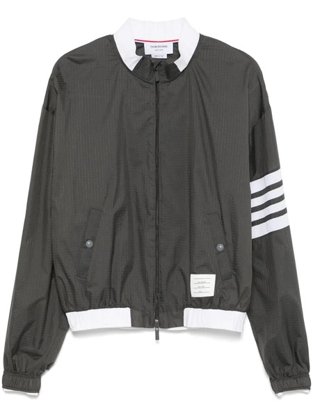  Thom Browne 4 Bar Stripe Lightweight Jacket - Grey 