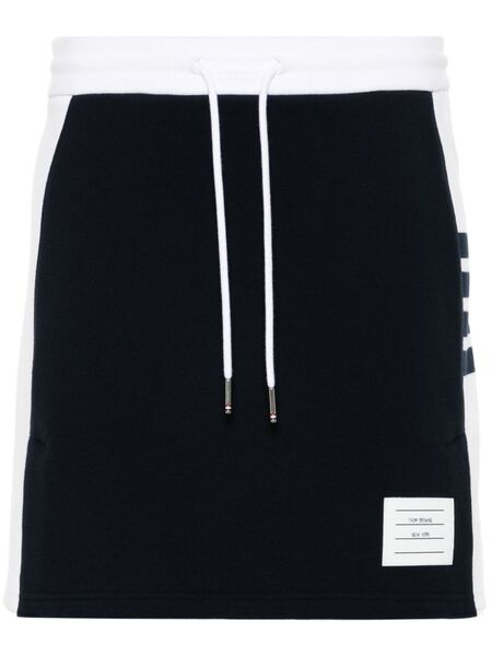  Thom Browne 4 Bar-stripe Mini Skirt - Blue 