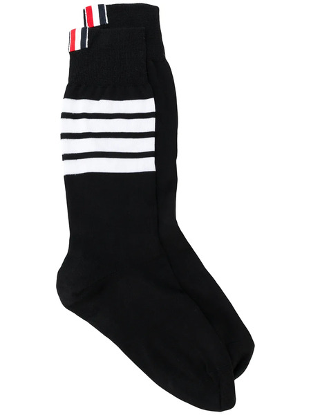  Thom Browne 4-bar Stripe Socks - Black 