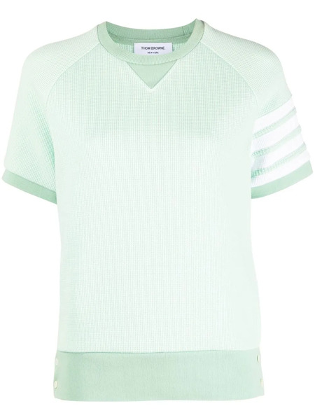  Thom Browne 4-bar Stripe T-shirt - Green 