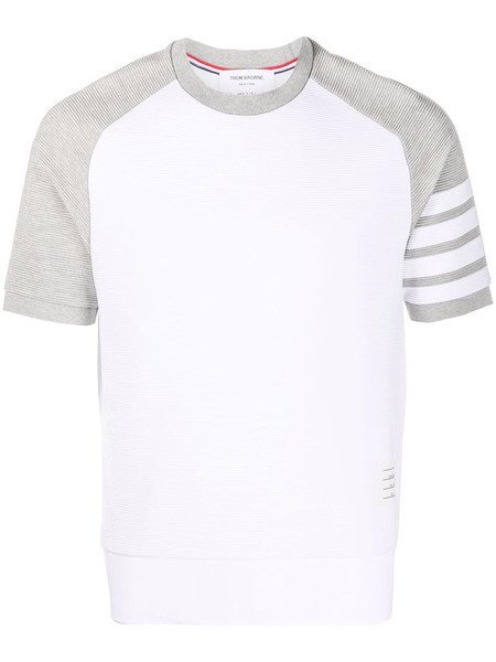  Thom Browne 4-bar Stripe T-shirt - White 