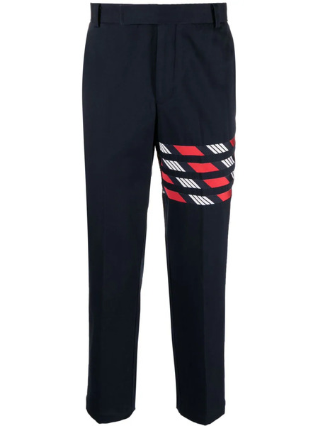 Thom Browne 4-bar Stripe Tailored Trousers - Blue 