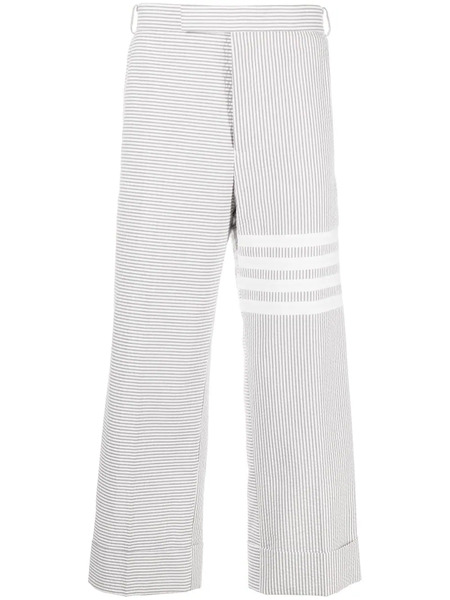  Thom Browne 4-bar Stripe Tailored Trousers - Grey 