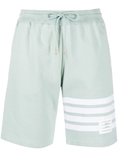  Thom Browne 4-bar Stripe Track Shorts - Green 