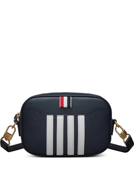  Thom Browne 4-bar Stripes Rectangular Leather Bag - Blue 