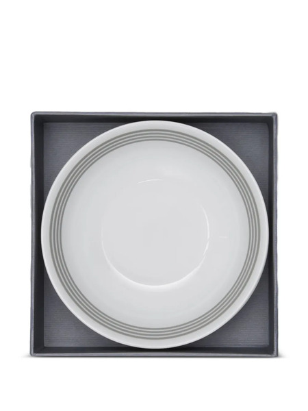  Thom Browne Bars Hector Bowl Set Of Two - White 