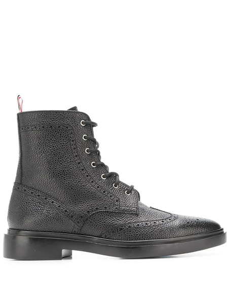  Thom Browne Brogue-detailed Boots - Black 