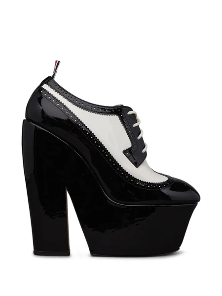  Thom Browne Brogue Platform Heeled Pumps - Black 