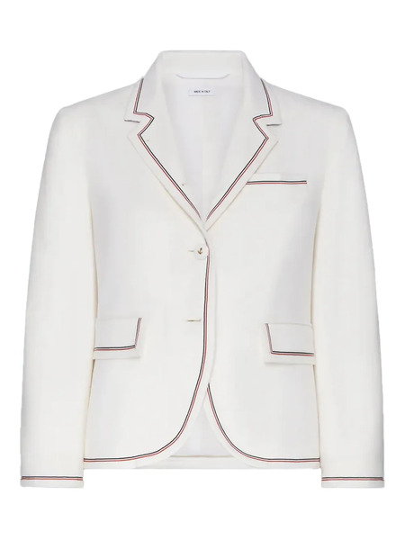  Thom Browne Cashmere Blazer - White 