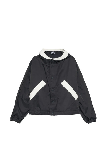  Thom Browne Cropped Hooded Jacket - Black 