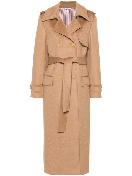  Thom Browne Double-breasted Coat - Neutrals 