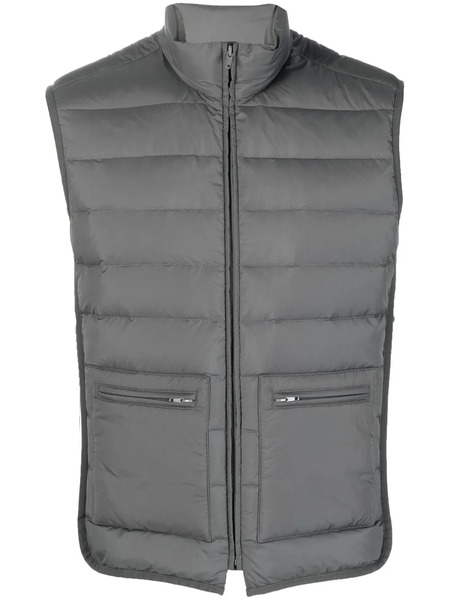  Thom Browne Down-feather Padded Gilet - Grey 