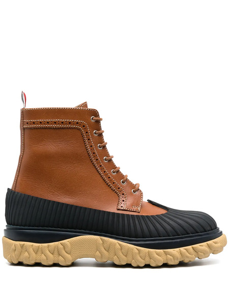  Thom Browne Duck Longwing Combat Boots 