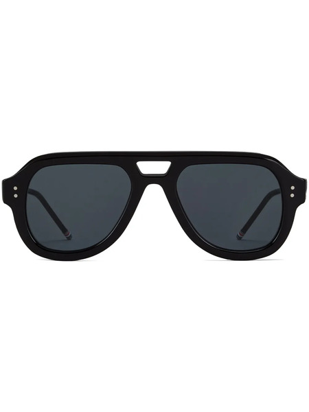  Thom Browne Eyewear Pilot-frame Sunglasses - Black 