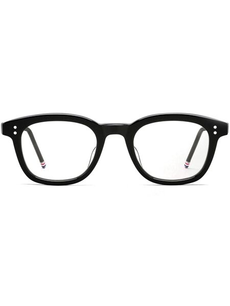  Thom Browne Eyewear Rectangular-frame Glasses - Black 