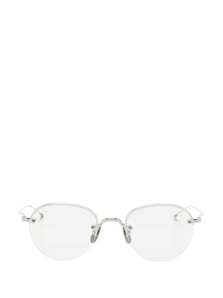  Thom Browne Eyewear Round-frame Glasses - Silver 