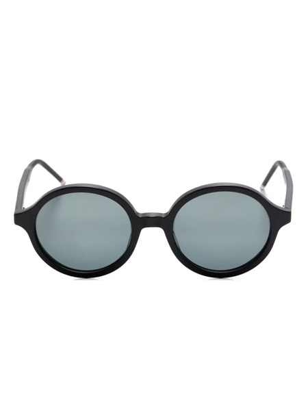  Thom Browne Eyewear Round-frame Sunglasses - Black 