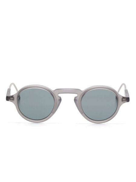  Thom Browne Eyewear Round-frame Sunglasses - Grey 