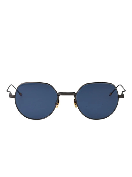  Thom Browne Eyewear Round-frame Sunglasses - Grey 