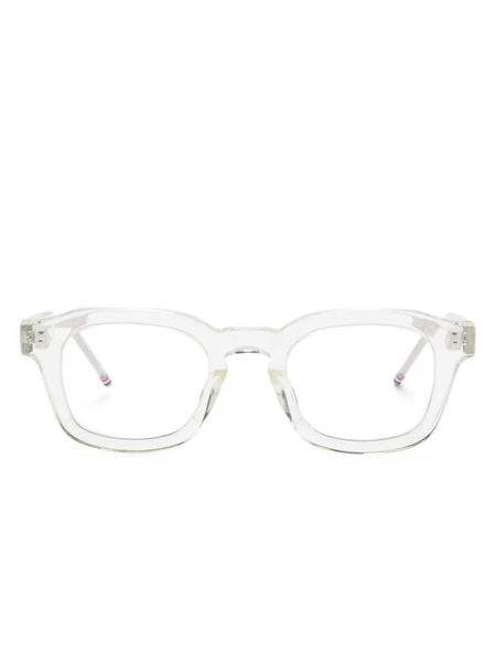  Thom Browne Eyewear Square-frame Glasses - White 